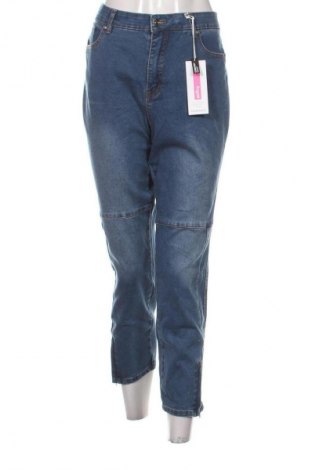Damskie jeansy Rockmans, Rozmiar XL, Kolor Niebieski, Cena 122,99 zł