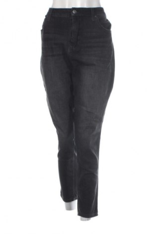 Damskie jeansy Time and tru, Rozmiar XXL, Kolor Czarny, Cena 42,99 zł