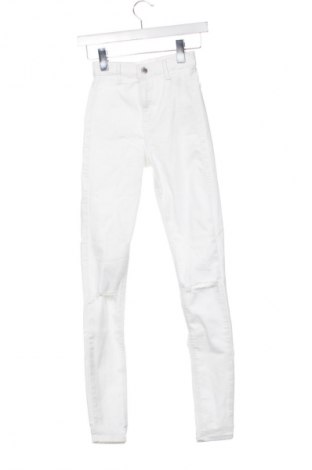 Damskie jeansy Topshop, Rozmiar XXS, Kolor Biały, Cena 94,38 zł