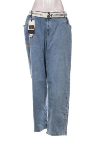 Damskie jeansy Unbranded, Rozmiar 3XL, Kolor Niebieski, Cena 124,48 zł