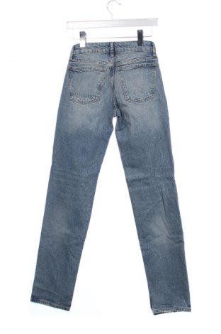 Дамски дънки Zara, Размер XS, Цвят Син, Цена 61,94 лв.