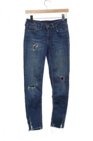 Dámské džíny  Zara, Velikost XS, Barva Modrá, Cena  229,00 Kč