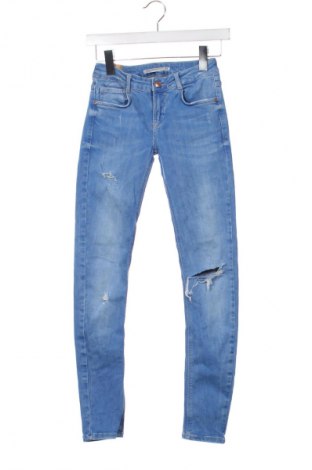 Dámské džíny  Zara, Velikost XS, Barva Modrá, Cena  229,00 Kč