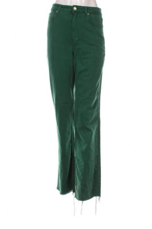 Blugi de femei Zara, Mărime M, Culoare Verde, Preț 71,05 Lei