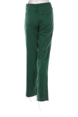Blugi de femei Zara, Mărime M, Culoare Verde, Preț 71,05 Lei