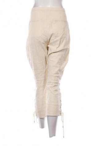 Pantaloni de velvet de femei Noa Noa, Mărime L, Culoare Ecru, Preț 267,99 Lei
