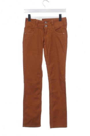 Pantaloni de velvet de femei Pepe Jeans, Mărime S, Culoare Maro, Preț 410,96 Lei