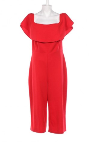Kurzer Damenoverall George, Größe L, Farbe Rot, Preis € 9,99