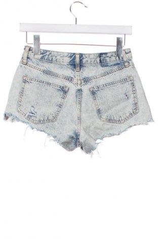 Pantaloni scurți de femei Bershka, Mărime XS, Culoare Albastru, Preț 50,00 Lei