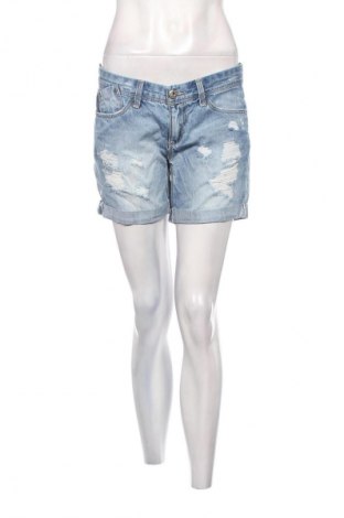 Pantaloni scurți de femei Stradivarius, Mărime M, Culoare Albastru, Preț 67,99 Lei