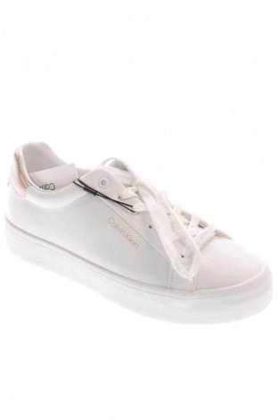 Γυναικεία παπούτσια Calvin Klein Jeans, Μέγεθος 39, Χρώμα Λευκό, Τιμή 75,99 €
