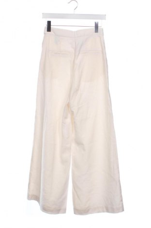 Pantaloni de femei H&M, Mărime XS, Culoare Ecru, Preț 77,17 Lei