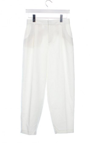 Pantaloni de femei Zara, Mărime XS, Culoare Alb, Preț 71,05 Lei