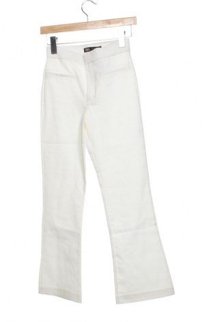 Damenhose Zara, Größe XS, Farbe Weiß, Preis 14,00 €