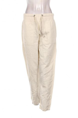 Pantaloni de femei Zara, Mărime S, Culoare Ecru, Preț 106,99 Lei