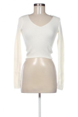 Γυναικείο πουλόβερ Brandy Melville, Μέγεθος S, Χρώμα Λευκό, Τιμή 13,99 €
