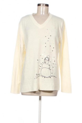 Damenpullover White Stag, Größe L, Farbe Ecru, Preis € 20,96