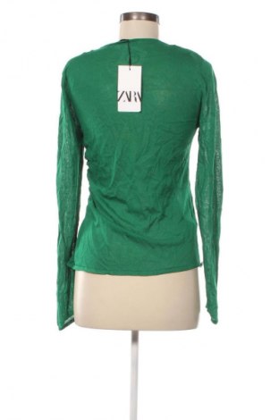 Pulover de femei Zara, Mărime L, Culoare Verde, Preț 214,99 Lei
