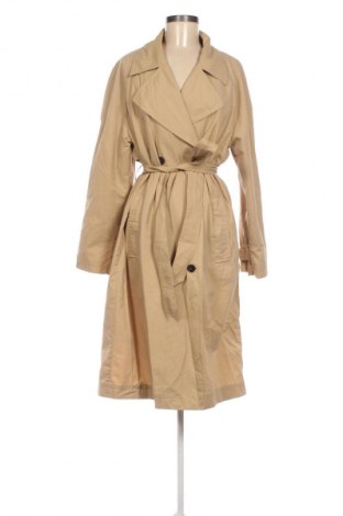 Trench de femei Bershka, Mărime L, Culoare Bej, Preț 179,00 Lei