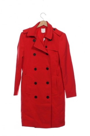 Damen Trench Coat H&M, Größe XS, Farbe Rot, Preis € 47,99