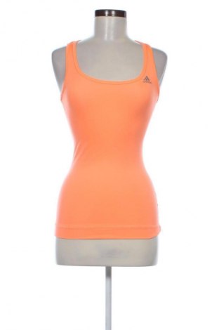 Damen Sporttop Adidas, Größe XS, Farbe Orange, Preis € 11,99
