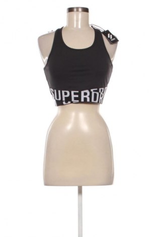 Damski sportowy top Superdry, Rozmiar M, Kolor Czarny, Cena 177,99 zł