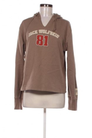 Damen Sweatshirt Jack Wolfskin, Größe L, Farbe Braun, Preis 16,99 €