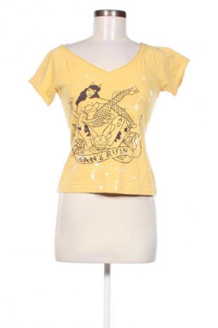 Damski top Unbranded, Rozmiar M, Kolor Żółty, Cena 66,39 zł