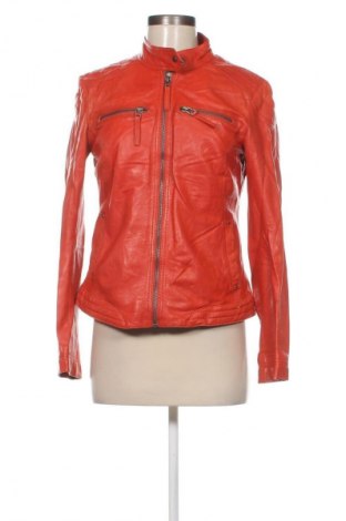 Damen Lederjacke Ajc, Größe M, Farbe Orange, Preis € 67,99