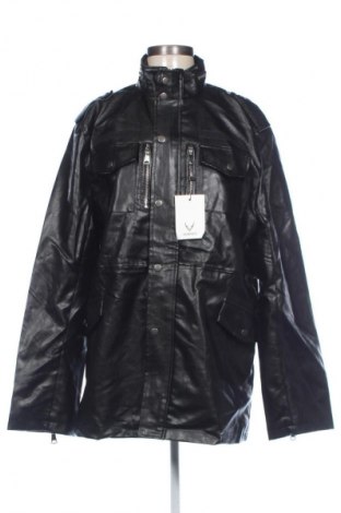 Damen Lederjacke Aowofs, Größe 3XL, Farbe Schwarz, Preis 16,99 €