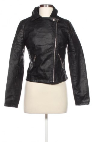 Damen Lederjacke Boohoo, Größe S, Farbe Schwarz, Preis 64,99 €