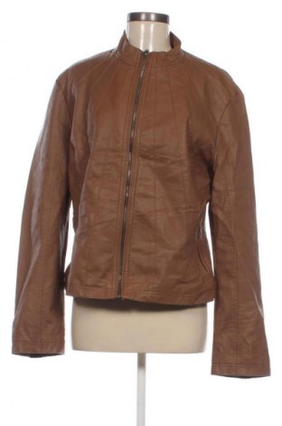 Damen Lederjacke By Johnny., Größe XXL, Farbe Braun, Preis 56,99 €