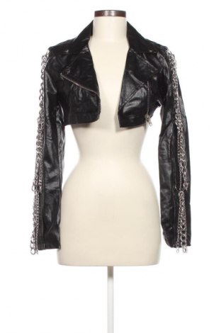 Dámska kožená bunda  Fashion nova, Veľkosť XS, Farba Čierna, Cena  21,95 €