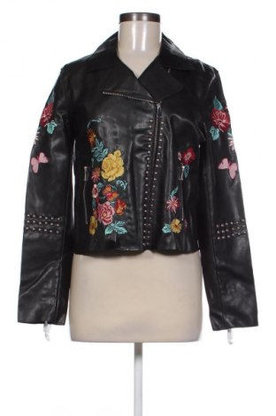 Geacă de piele pentru femei Glamorous, Mărime L, Culoare Negru, Preț 370,42 Lei