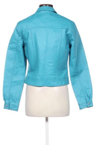 Damen Lederjacke Newport News, Größe M, Farbe Blau, Preis 94,27 €
