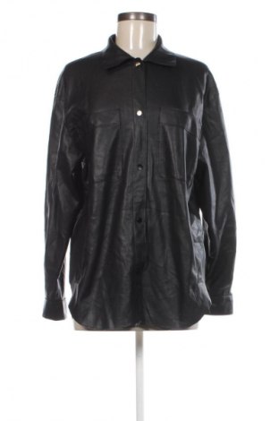 Damen Lederjacke Pull&Bear, Größe S, Farbe Schwarz, Preis € 40,99