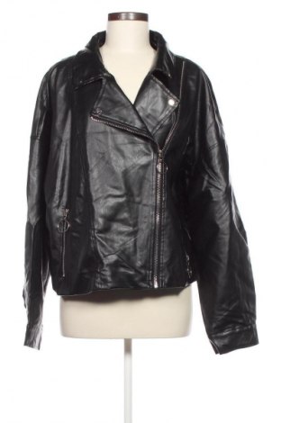 Damen Lederjacke SHEIN, Größe XXL, Farbe Schwarz, Preis € 40,99