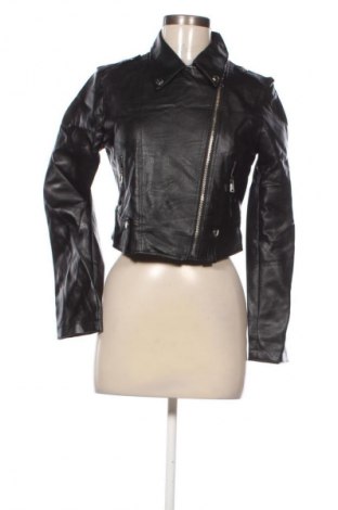 Damen Lederjacke SHEIN, Größe S, Farbe Schwarz, Preis 16,99 €