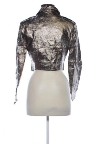 Damen Lederjacke SHEIN, Größe S, Farbe Silber, Preis 40,99 €
