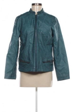Damen Lederjacke Sheego, Größe M, Farbe Grün, Preis 42,99 €