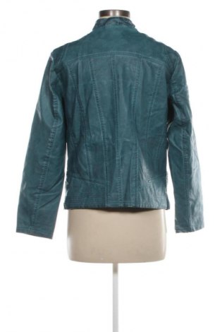 Damen Lederjacke Sheego, Größe M, Farbe Grün, Preis 42,99 €