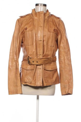 Damen Lederjacke Unbranded, Größe S, Farbe Beige, Preis 49,62 €