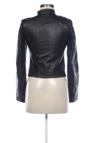 Дамско кожено яке Vero Moda, Размер XS, Цвят Черен, Цена 89,99 лв.