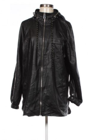 Дамско кожено яке Zara, Размер XS, Цвят Черен, Цена 16,99 лв.