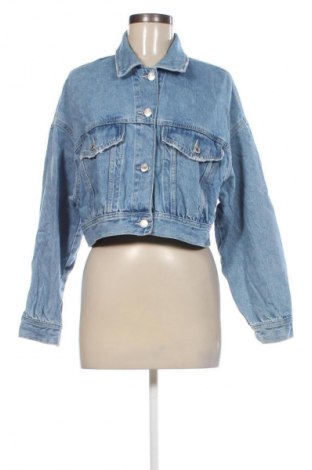 Geacă de femei Bershka, Mărime S, Culoare Albastru, Preț 134,99 Lei