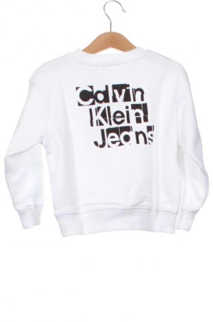 Детска блуза Calvin Klein Jeans, Размер 4-5y/ 110-116 см, Цвят Бял, Цена 109,99 лв.
