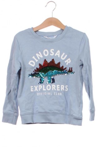 Kinder Shirt H&M, Größe 3-4y/ 104-110 cm, Farbe Blau, Preis 6,14 €