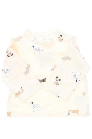 Kinder Shirt H&M, Größe 3-6m/ 62-68 cm, Farbe Beige, Preis 6,14 €