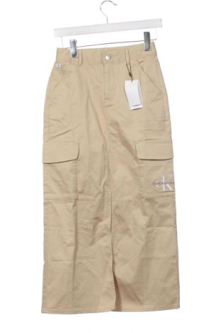 Dětská sukně  Calvin Klein Jeans, Velikost 12-13y/ 158-164 cm, Barva Béžová, Cena  489,00 Kč