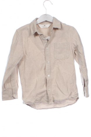 Детска риза H&M, Размер 3-4y/ 104-110 см, Цвят Бежов, Цена 12,00 лв.